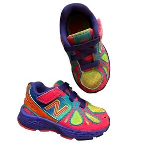 New Balance 890V3 Rainbow Tye Dye Sneaker Fun Toddler Colorful Size 5 Toddler